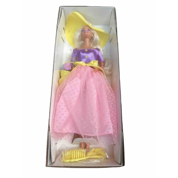 1995 Spring Blossom Barbie Avon Special Edition Mattel 15201-0950 NIB Pastels - Picture 1 of 9